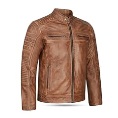 Leatherick giacca motociclista usato  Spedito ovunque in Italia 