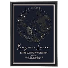 Mappa stellare personalizzata usato  Spedito ovunque in Italia 