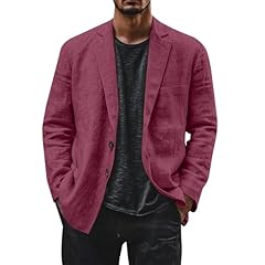 Linen blazer men for sale  Delivered anywhere in UK