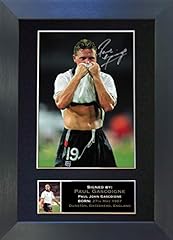 Paul gascoigne signed for sale  Delivered anywhere in UK