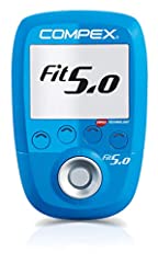 Compex Fit 5.0 Elettrostimolatore, Blu, usato usato  Spedito ovunque in Italia 