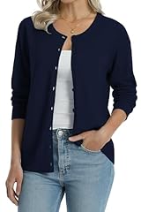 Qualfort navy cardigan for sale  Delivered anywhere in USA 