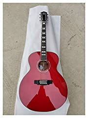 Used, F512 Guitar 12 String Acoustic Electric Solid Guitar Guild Guitar Gloss Red Acoustic Guitar Suitable for Players at All Stages. Guitar YYYSHOPP (Color : Guitar, Size : 43 inches) for sale  Delivered anywhere in Canada
