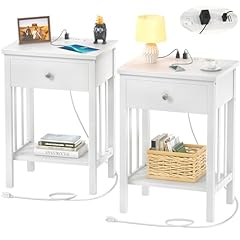 Homykic white nightstand for sale  Delivered anywhere in USA 