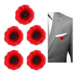 Poppy badges 5pcs for sale  Delivered anywhere in UK