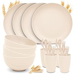 Wheat straw dinnerware for sale  Delivered anywhere in USA 