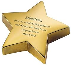 Personalized gold star for sale  Delivered anywhere in USA 