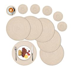 Shacos round placemats for sale  Delivered anywhere in UK