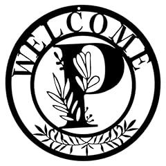 Initial welcome sign for sale  Delivered anywhere in USA 
