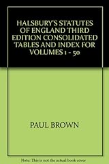 Halsbury statutes england for sale  Delivered anywhere in UK