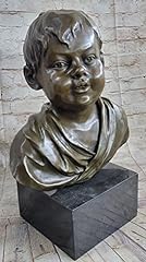 Genuine bronze portrait for sale  Delivered anywhere in USA 