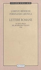 Lettere romane. testo usato  Spedito ovunque in Italia 