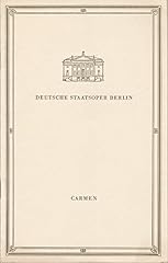 Programmheft georges bizet gebraucht kaufen  Wird an jeden Ort in Deutschland