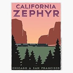 California zephyr sticker for sale  Delivered anywhere in USA 