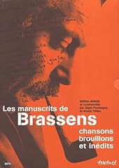 Manuscrits brassens coffret d'occasion  Livré partout en France