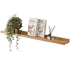 60cm Solid Oak Floating Shelf Wood Rustic Shelf Wall for sale  Delivered anywhere in UK