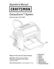 Instruction manual craftsman for sale  Delivered anywhere in USA 