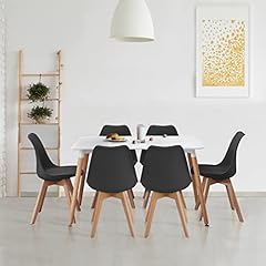 Homcasa white dining for sale  Delivered anywhere in UK