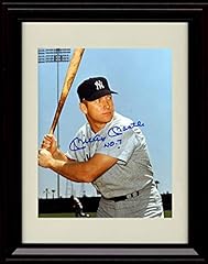 Framed Mickey Mantle - Bat with Pine Tar - Autograph for sale  Delivered anywhere in USA 
