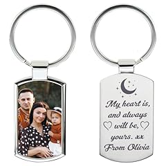 Personalised photo keychain for sale  Delivered anywhere in UK