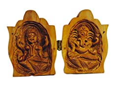 Wooden Handicraft Showpiece Carved Indian Namaskar for sale  Delivered anywhere in Canada