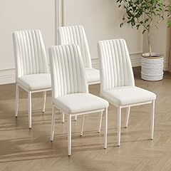 Rdueei white leather for sale  Delivered anywhere in USA 