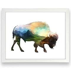 Double exposure bison for sale  Delivered anywhere in USA 