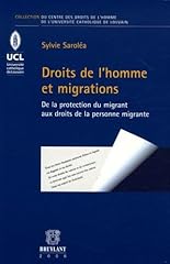 Droits homme migrations d'occasion  Livré partout en Belgiqu