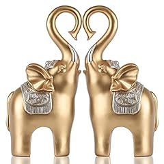 Gold elephant figurines for sale  Delivered anywhere in USA 
