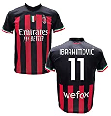 Usato, Maglia Calcio Zlatan Ibrahimovic 11 Milan Replica autorizzata 2022-2023 Taglie da Bambino e Adulto (12 Anni) usato  Spedito ovunque in Italia 