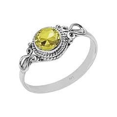 Citrine stone ring for sale  Delivered anywhere in USA 