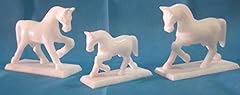 White Italian Marble Horse Statue Sculpture Gifts home, used for sale  Delivered anywhere in Canada