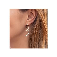 Spiral threader earrings for sale  Delivered anywhere in USA 