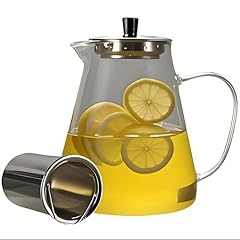 1400ml glass teapot for sale  Delivered anywhere in UK