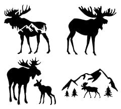 Moose decal pack for sale  Delivered anywhere in USA 
