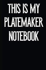 Platemaker notebook for sale  Delivered anywhere in UK