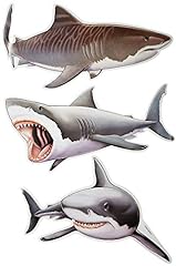 Beistle shark cutouts for sale  Delivered anywhere in USA 