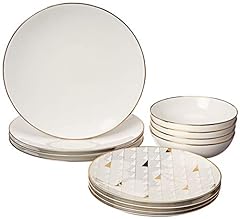 Lenox White Trianna 12-Piece Dinnerware Set, 16.20, used for sale  Delivered anywhere in USA 