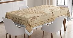 Ambesonne island tablecloth for sale  Delivered anywhere in USA 