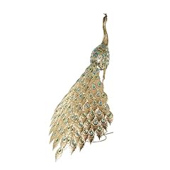 Deco metal peacock for sale  Delivered anywhere in USA 