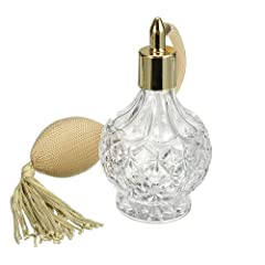 Topxome 80ml Clear Crystal Vintage Style Perfume Bottle for sale  Delivered anywhere in Canada