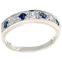 Natural sapphire ring for sale  Delivered anywhere in UK