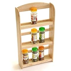 Queiting 3 Tier Spice rack spice jars Wooden Spice for sale  Delivered anywhere in UK