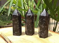 Crystal, 3Pcs 2'' Mystic Merlinite Indigo Gabbro Stone for sale  Delivered anywhere in Canada