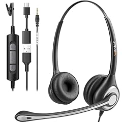 Wantek usb headset for sale  Delivered anywhere in UK
