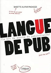 Langue pub kit d'occasion  Livré partout en France