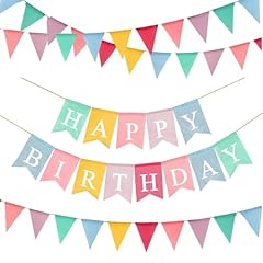 Birthday bunting jihige for sale  Delivered anywhere in UK