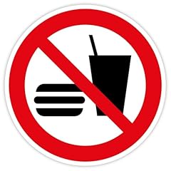 Aufkleber verbotszeichen essen gebraucht kaufen  Wird an jeden Ort in Deutschland