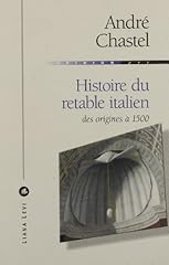 Histoire retable italien d'occasion  Livré partout en France
