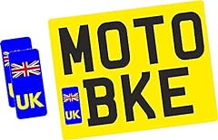 Motorbike number plate for sale  Delivered anywhere in UK